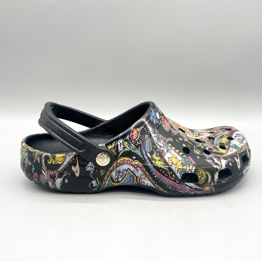 Crocs Mens 12 Classic Clog Harry Potter Vera Bradley Paisley Whimsigoth Geek